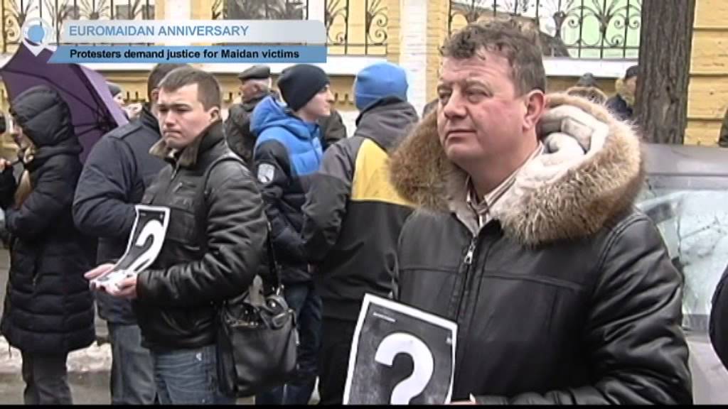 Ukraine Euromaidan Revolution Anniversary: Protesters demand justice for Maidan victims