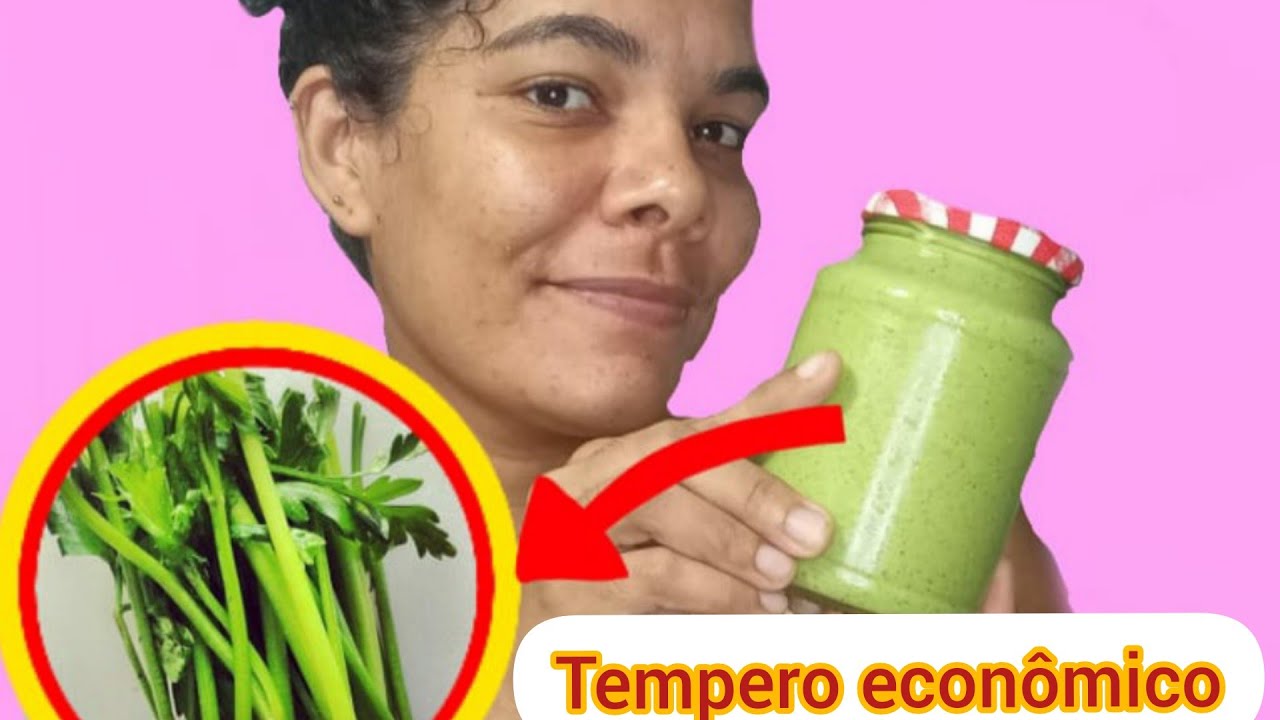tempero econômico com talo do coentro
