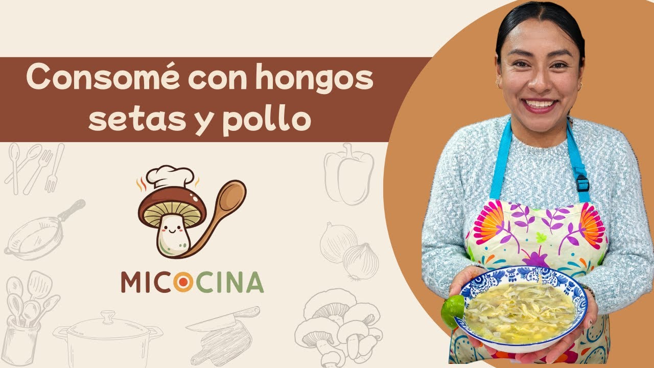 Consomé calientito para el frío…setas + pollo más fácil y delicioso del mundo 🍲 #micocina #consome