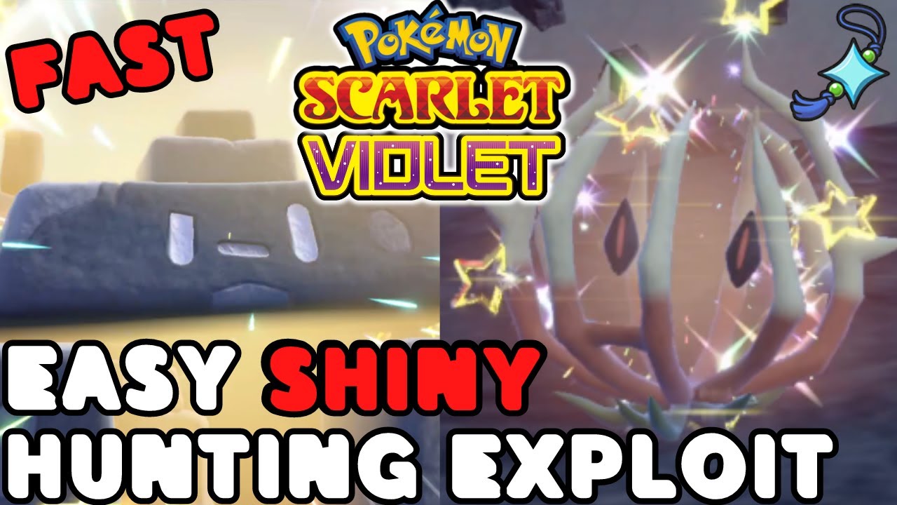 INSANE Shiny Hunt EXPLOIT Location! EASY Shiny Pokemon for Pokemon Scarlet and Violet