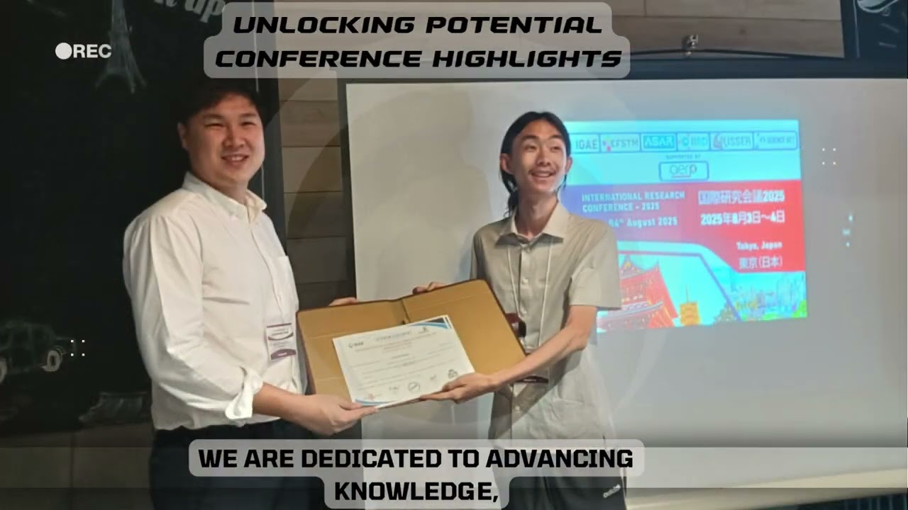 Highlights from the International Research Conference 2025 held in Tokyo, Japan.