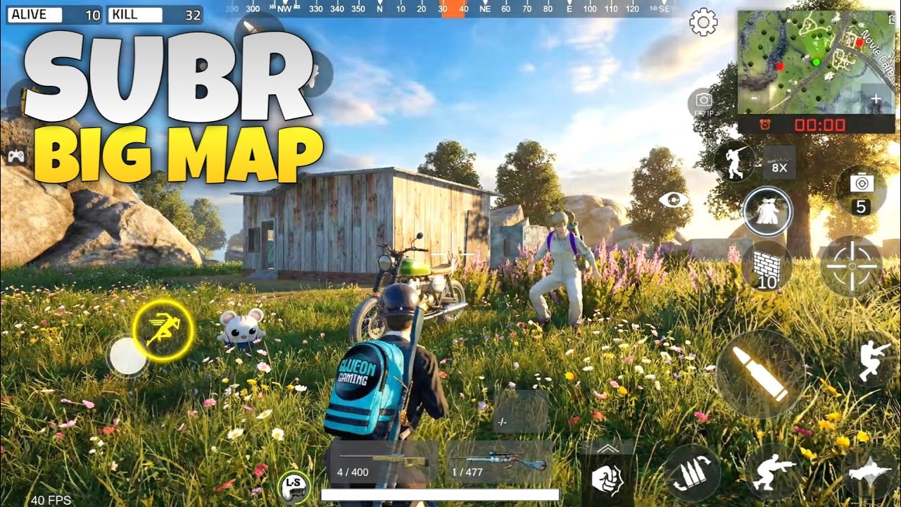 SUBR Big Map Gameplay | Survival Unknown Battle Royal