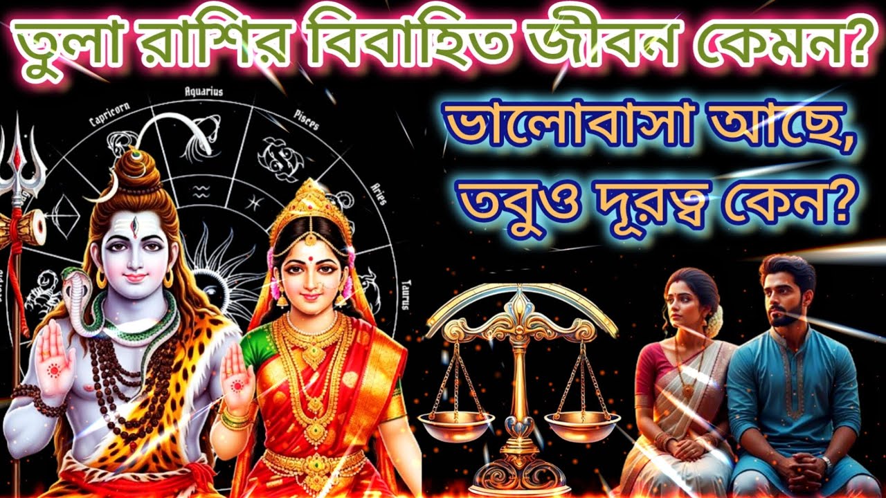 তুলা রাশির বিবাহিত জীবন কেমন কাটে? ভালোবাসা, সমঝোতা ও নীরব কষ্টের গল্প