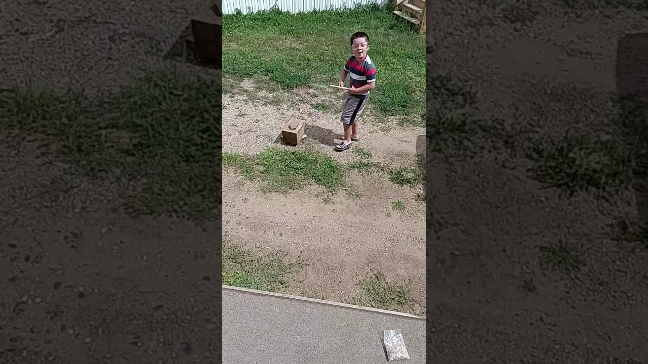 I was popping poppers and the popper hit me