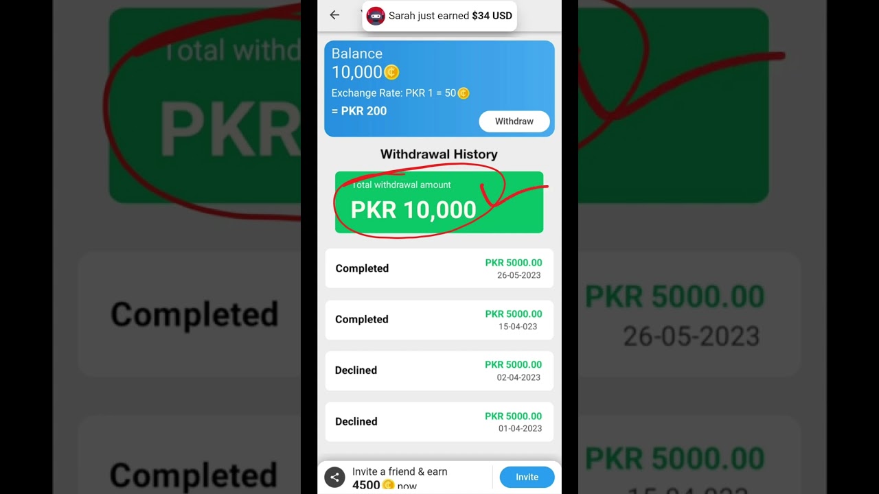 how to make money online in Pakistan 🤑😍#onlineearning #onlineearninggame #onlineearninginpakistan
