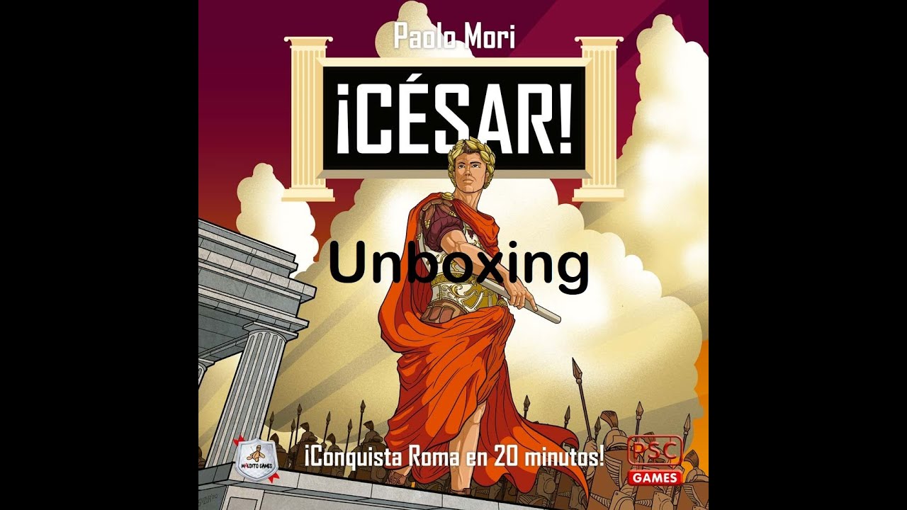 ¡César! - Unboxing - El club del dado