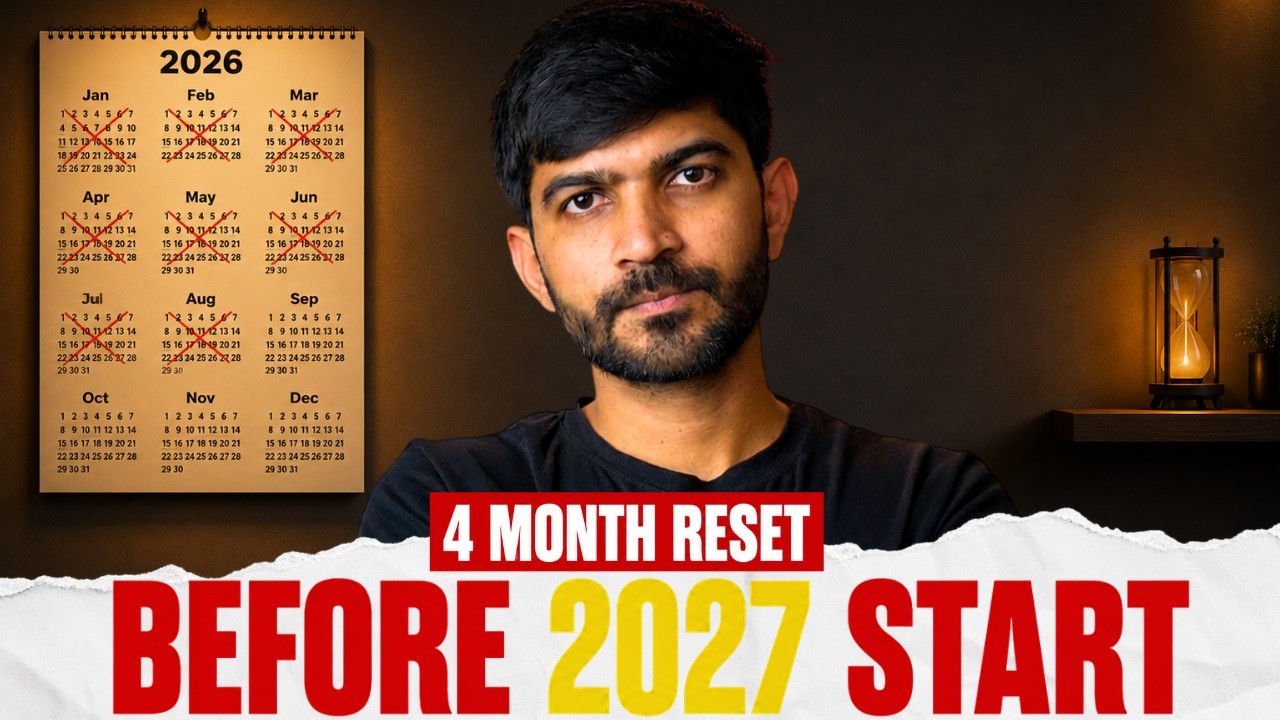 No Job, No Friends, No Goals | Complete Guide To Start From Zero & Rebuild Yourself