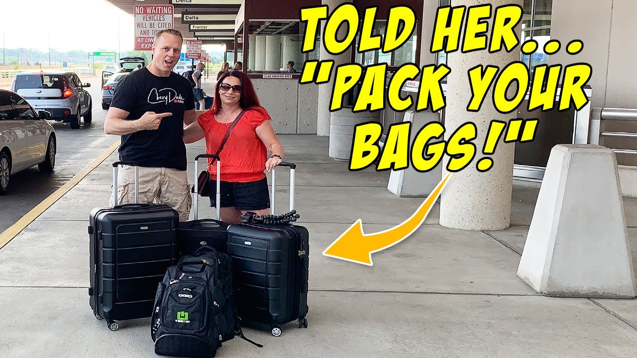 WIFE SHOCKED!  SURPRISE mystery Vacation for our 20th Wedding Anniversary!