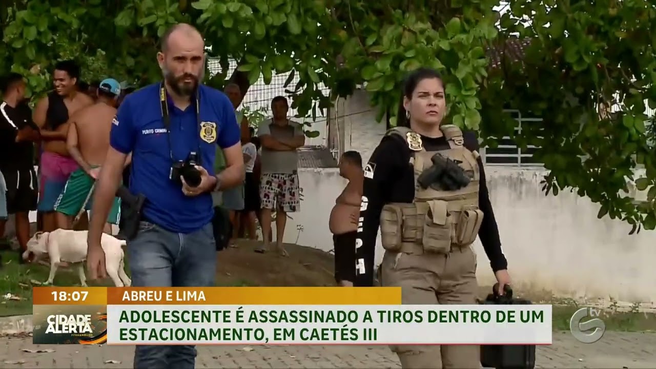 Adolescente é assassinado a tiros dentro de um estacionamento em Caetés III
