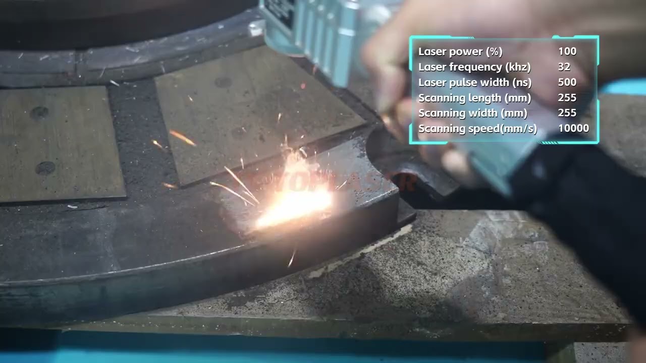 Tire Mold by Our 500W Pulse Laser Cleaning Machine