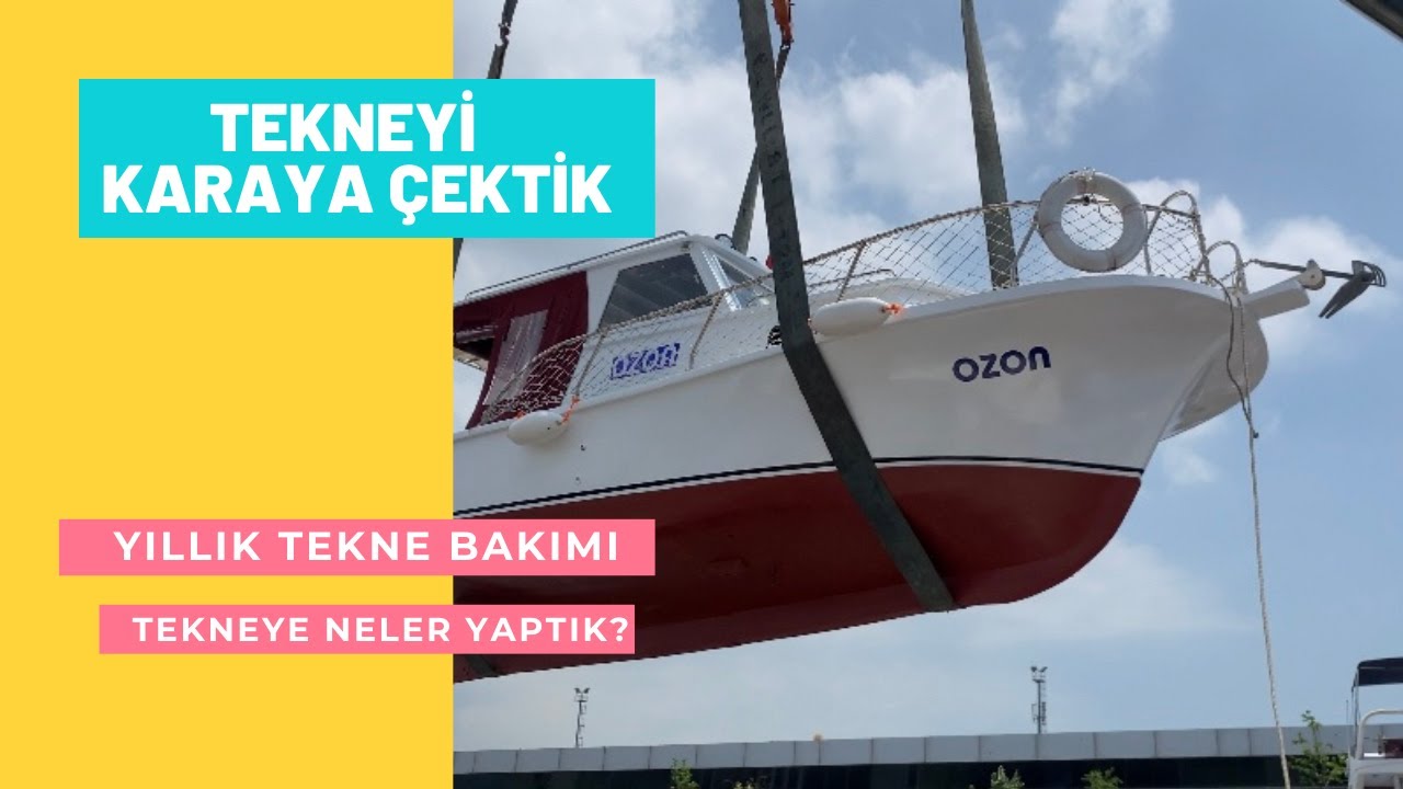 Tekneyi karaya çektik ve yıllık bakımını yaptık | Wulfy Vlog