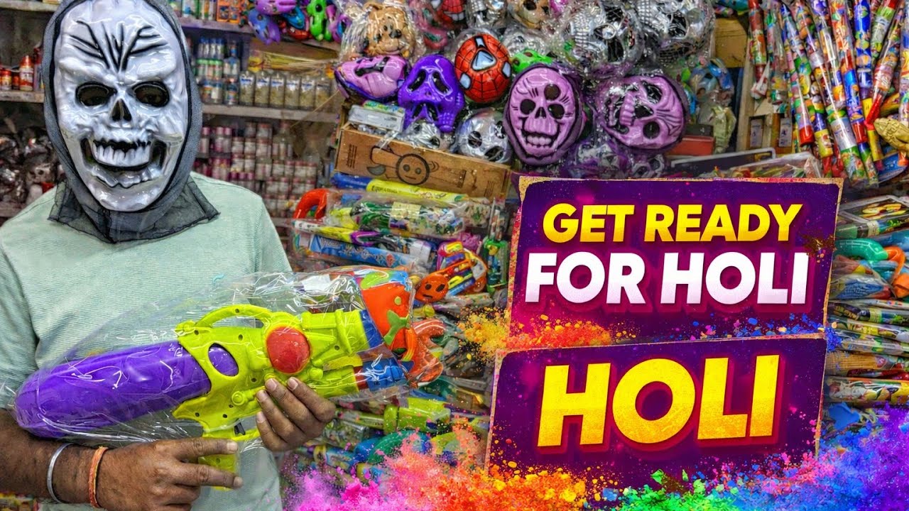 Holi business idea on whole sale market...#holitrending #trending #viral #marketing #businessskils 