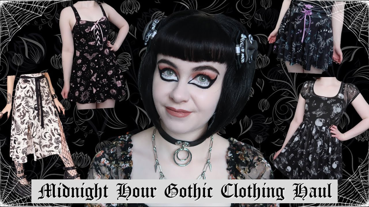 MIDNIGHT HOUR GOTHIC CLOTHING HAUL | SUMMER GOTH FASHION | ALTERNATIVE CLOTHING