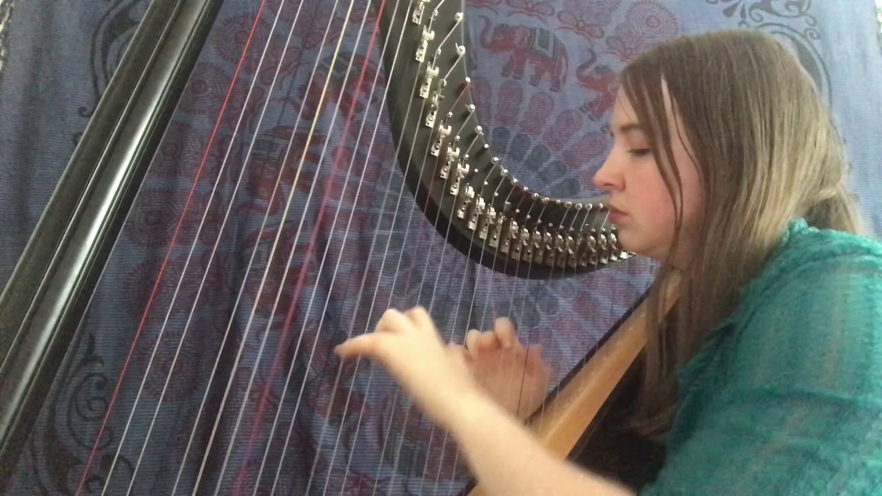 In The End - Linkin Park (Harp Cover by Arianna Worthen)