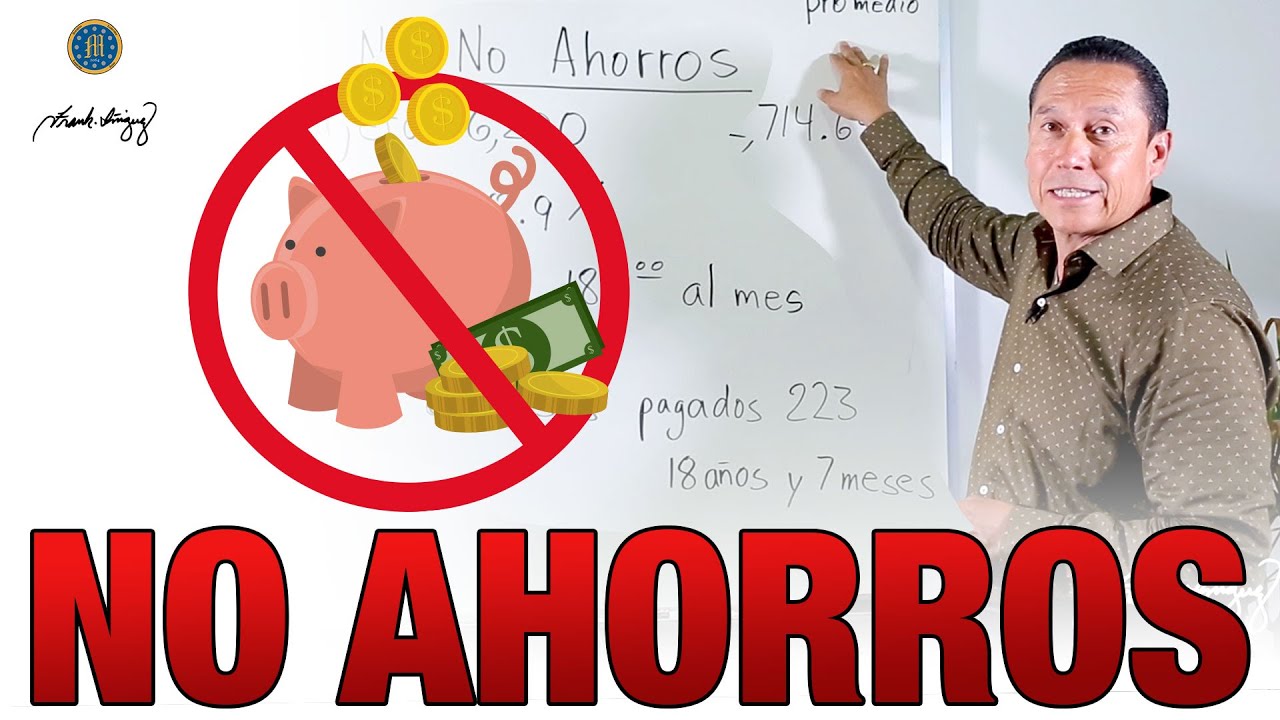 NO AHORROS