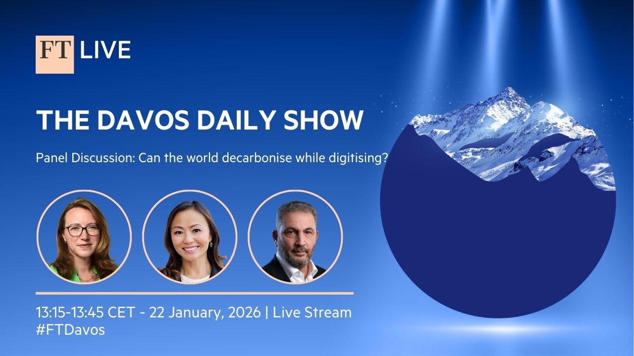 Panel: Can the world decarbonise while digitising? | Davos Daily Show