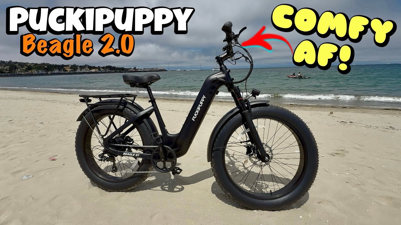 This E-Bike is TALL GUY Certified! • Puckipuppy Beagle 2.0 Step-Thru!