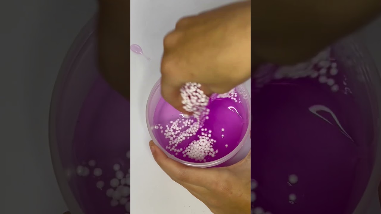 Testing Elmers Neon Sky Slime Kit! #slime #asmr #crunchyslimes #elmersslime #neon