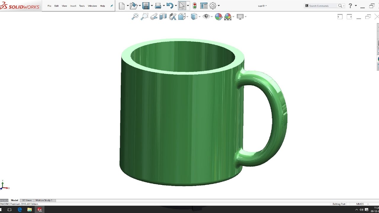 solidwork cup