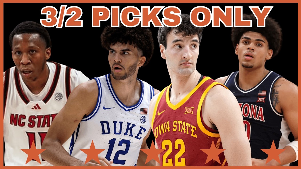 College Basketball PICKS ONLY - Monday, March 2nd | TCE Trims