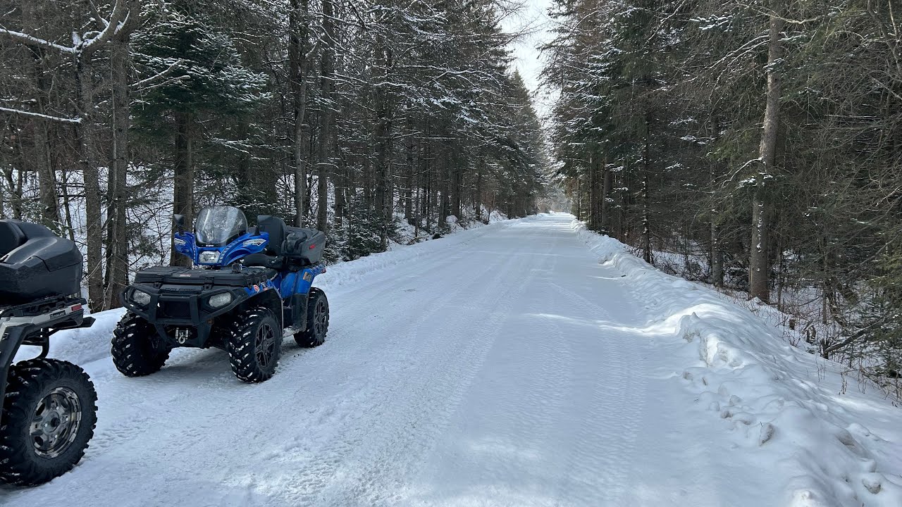 Randonnée  vtt atv17 février 2024 en Beauce