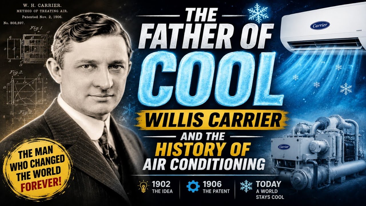 The Father of Cool ❄️ | Willis Carrier & The History of Air Conditioning Explained