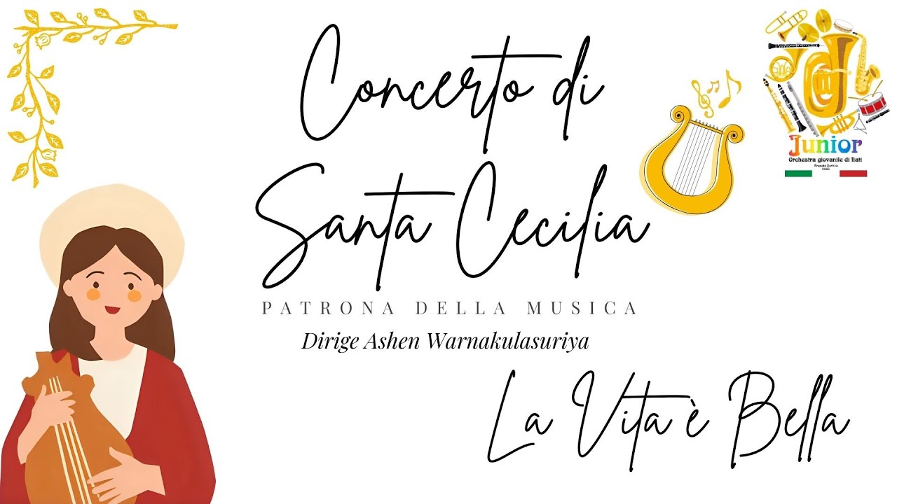 La Vita è Bella | CONCERTO DI SANTA CECILIA | Junior - Orchestra giovanile di fiati