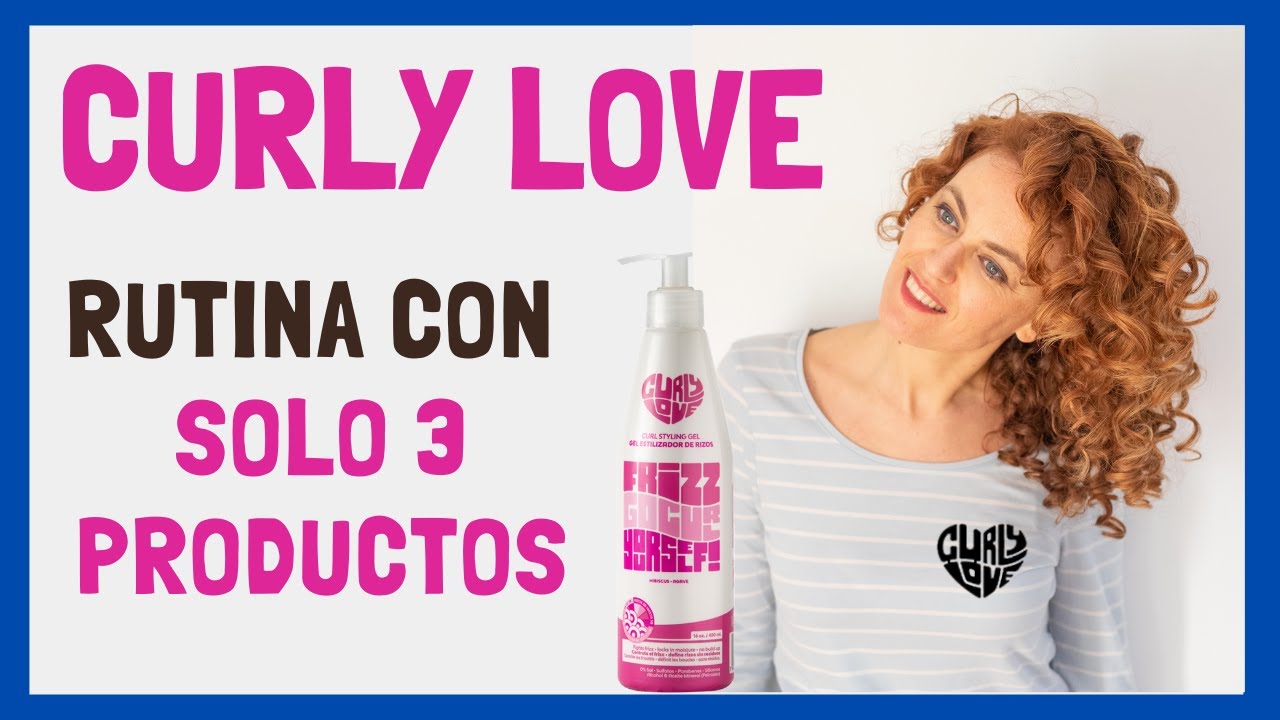 CURLY LOVE 💖 Rutina completa con solo 3 productos (Mi opinión)