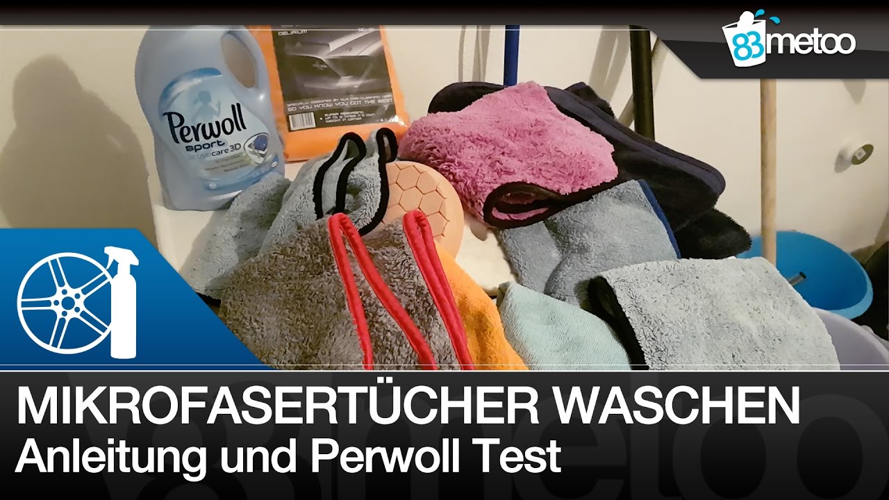 Microfasertücher, Polierpads, Waschhandschuhe und Trockentücher richtig waschen und trocknen|Perwoll