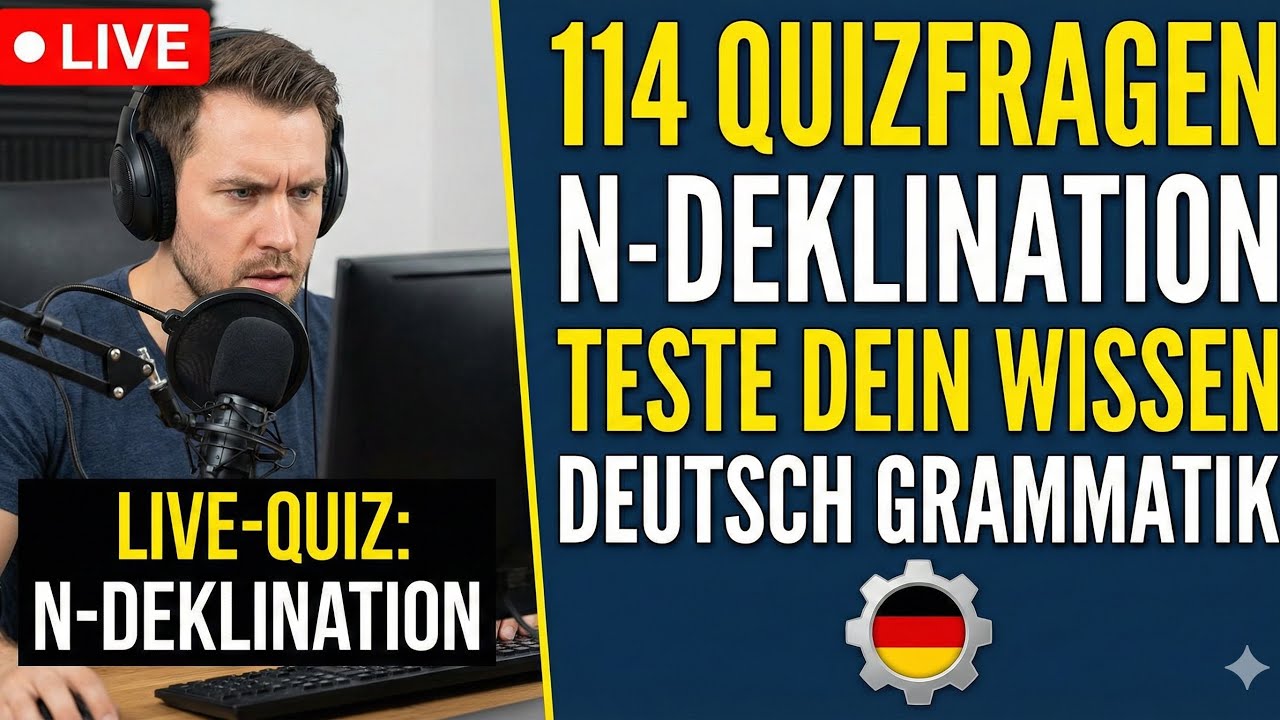 114 Quizfragen mit N-Dekination | Livestreaming 22.12.2025