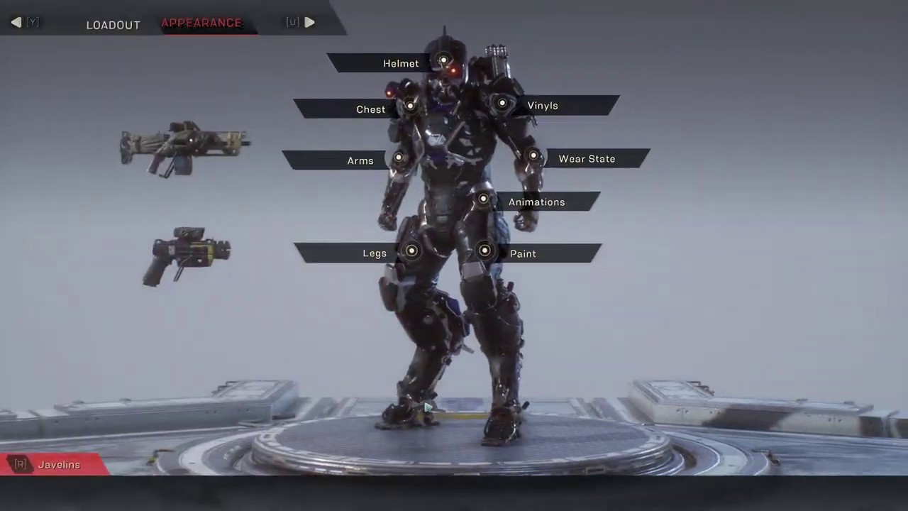 Anthem | Javelins | Loadout | Appearance
