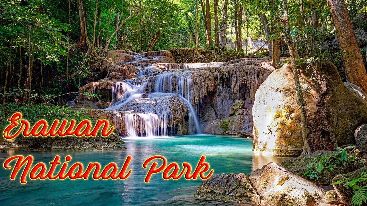 Thailand Tip - Erawan National Park - The 7 Waterfalls Tour 4K