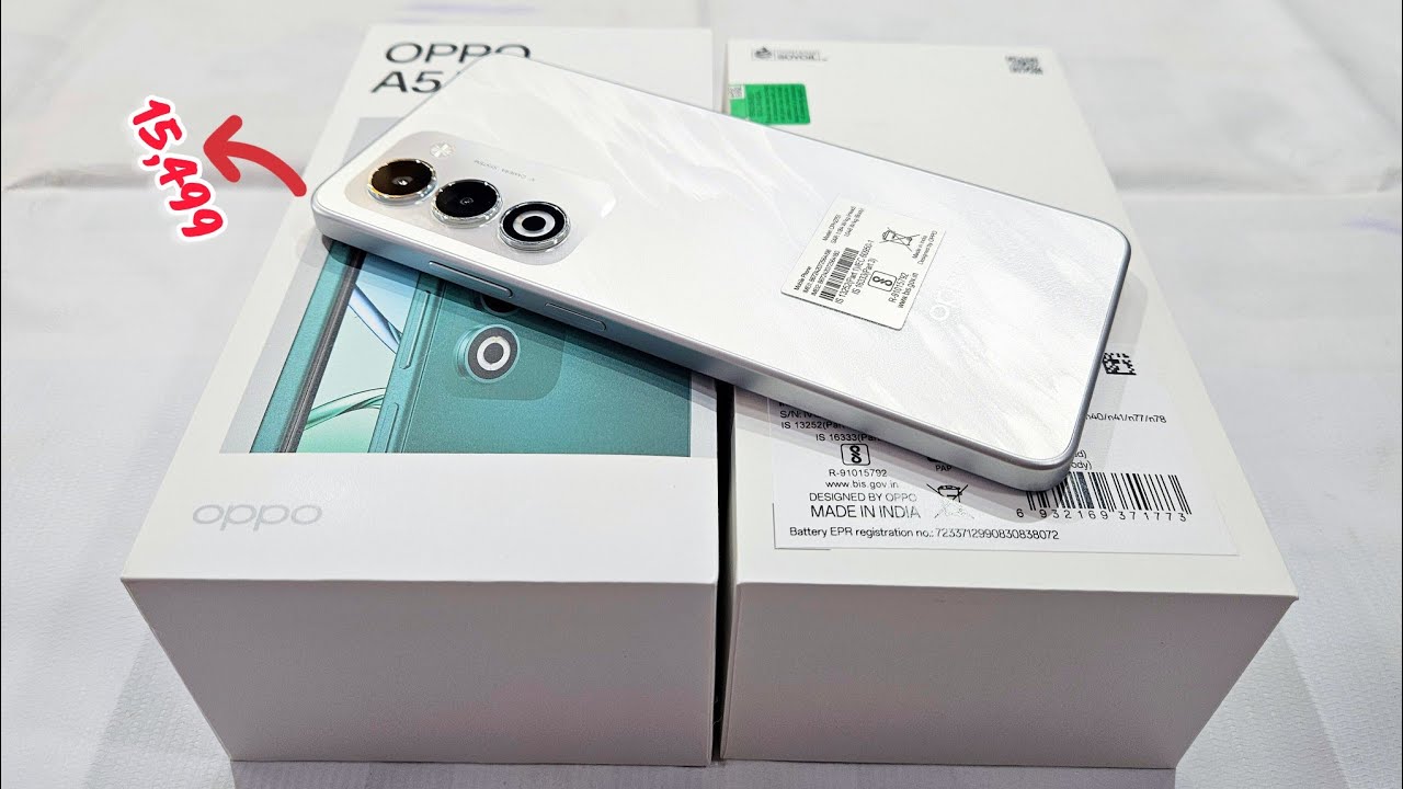 oppo A5 5G 6/128 Unboxing and Price Details - Under 15499