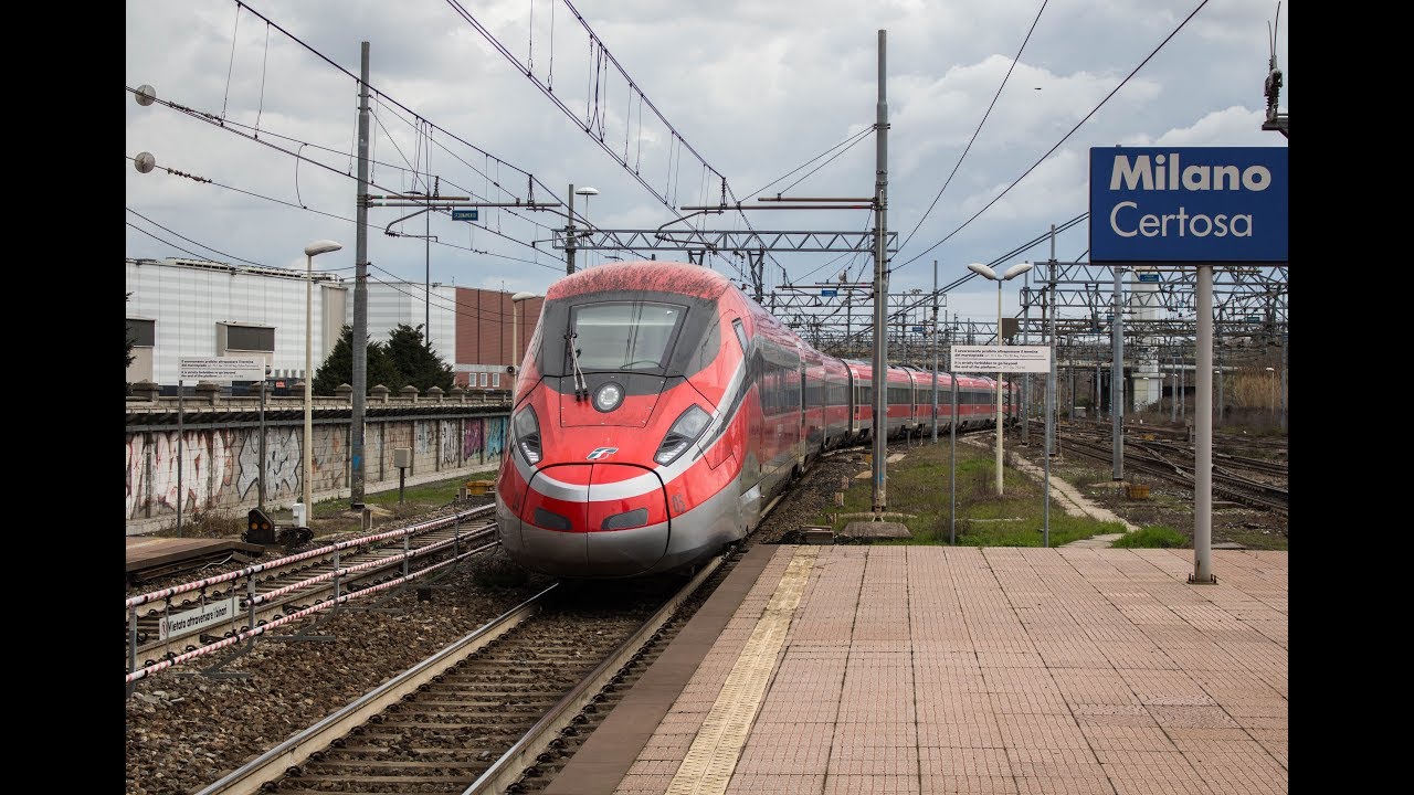 Italienische Z&uuml;ge in Milano Certosa / Trains at Milano Certosa /Treni a Milano Certosa