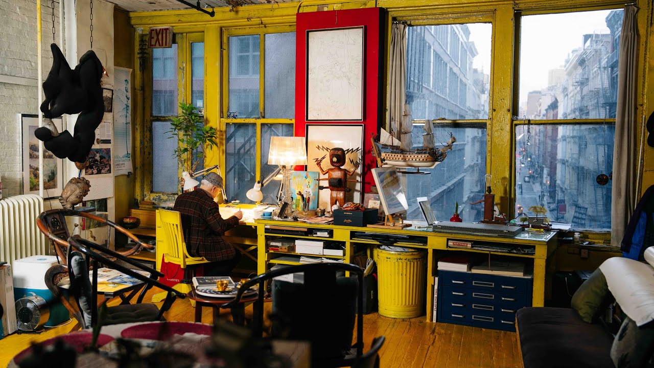 Inside a Painter's New York Loft that he Moved into in 1967