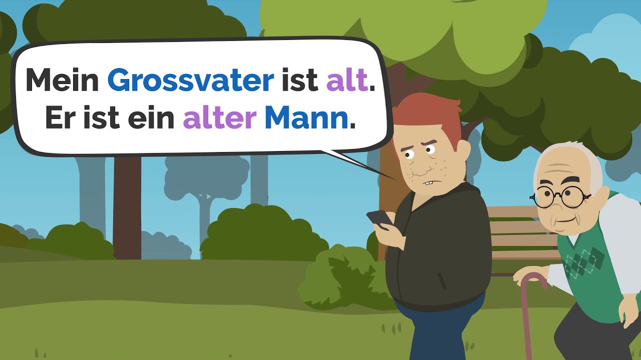 Deutsch lernen | die 20 wichtigsten Adjektive mit Beispielsätzen und Gegenteilen