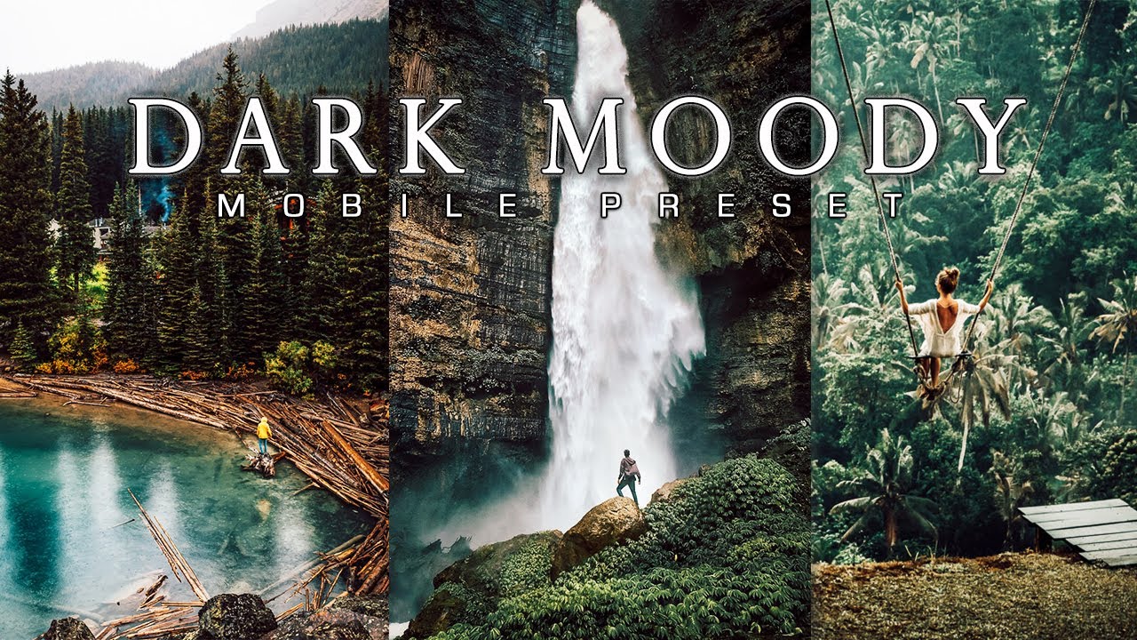 Lightroom mobile preset | Dark Moody | Free Mobile Presets