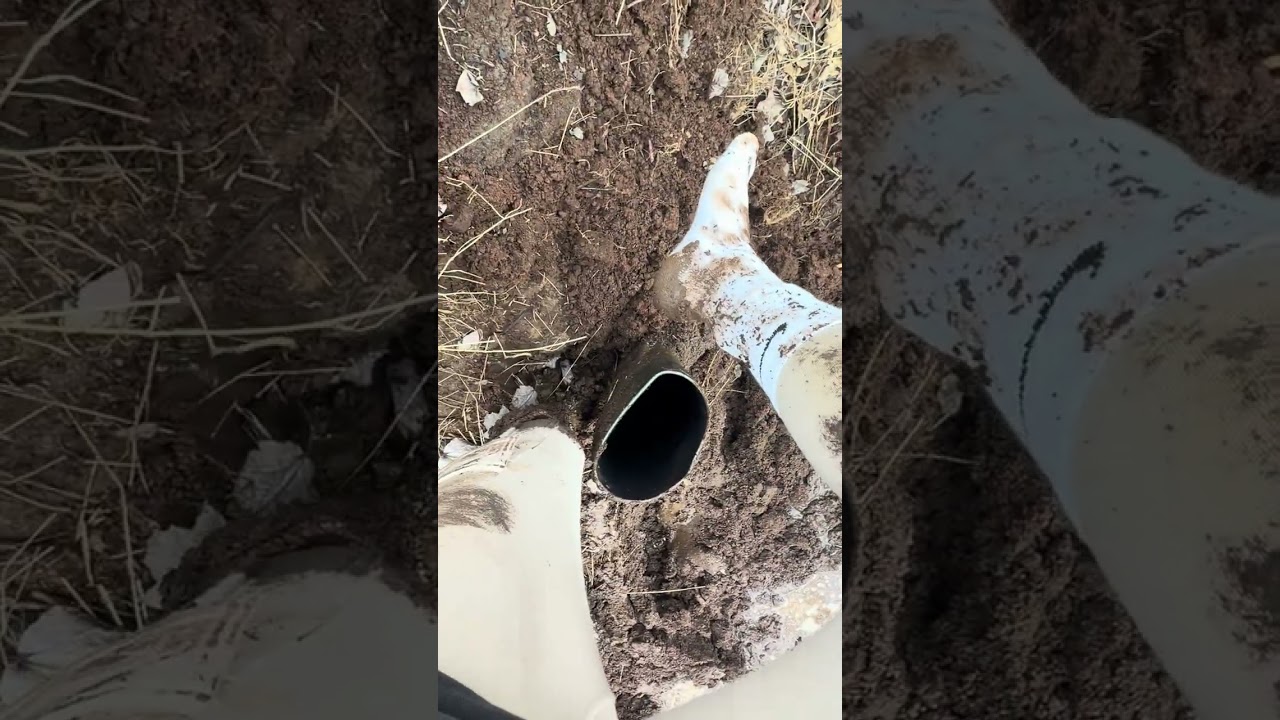 Stuck in thick clay mud (full video)