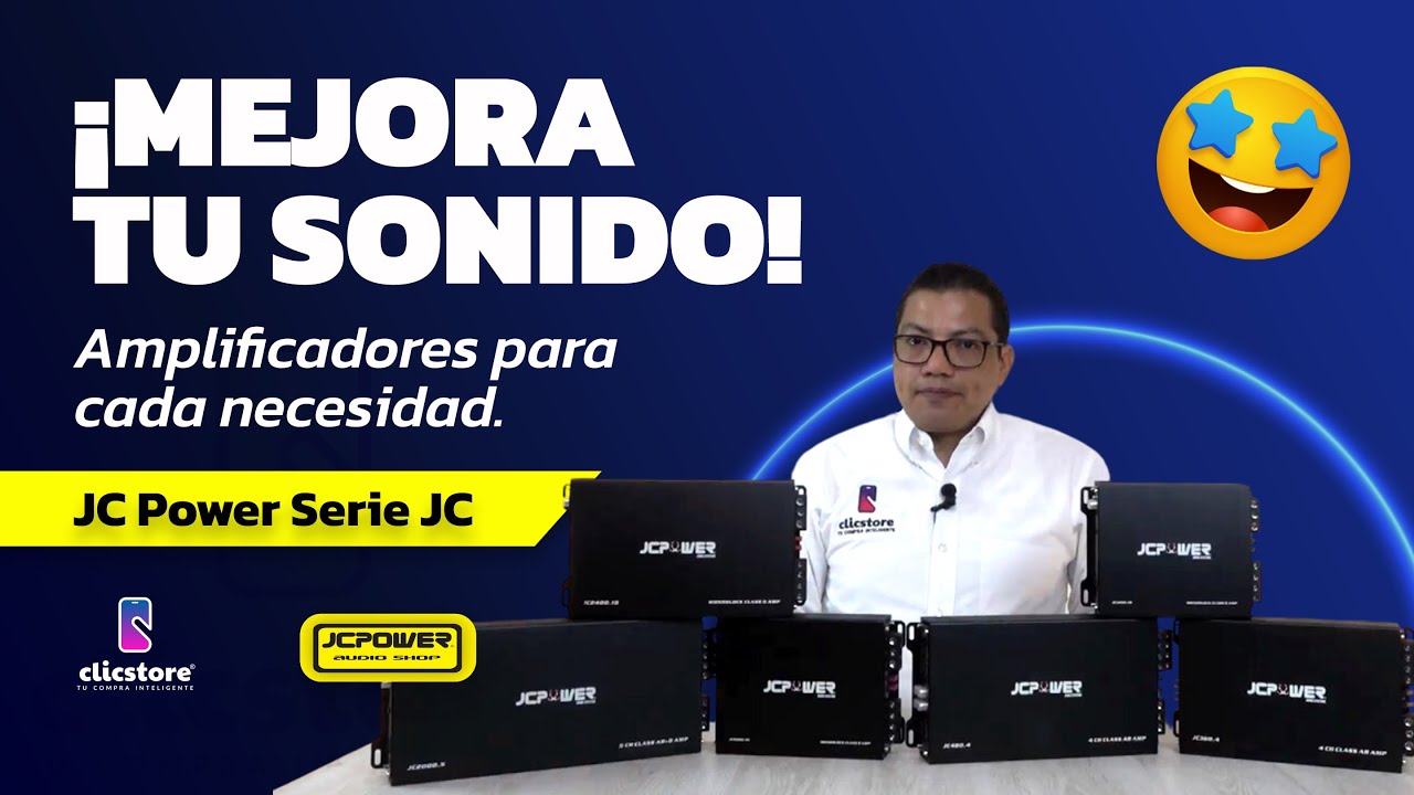 ¡Mejora tu sonido! Amplificadores para cada necesidad. JC Power Serie JC.