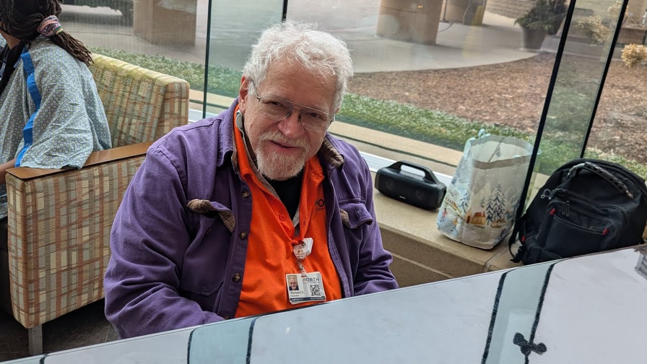 Piano at the Atrium in Robbinsdale Health. Minneapolis, MN