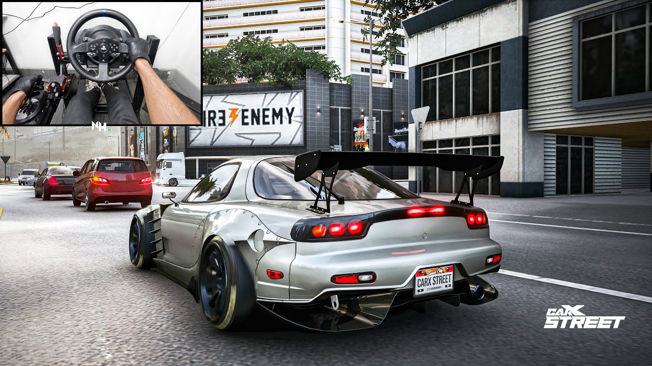 Mazda RX7 | CarX Street PC | Steering Wheel Gameplay