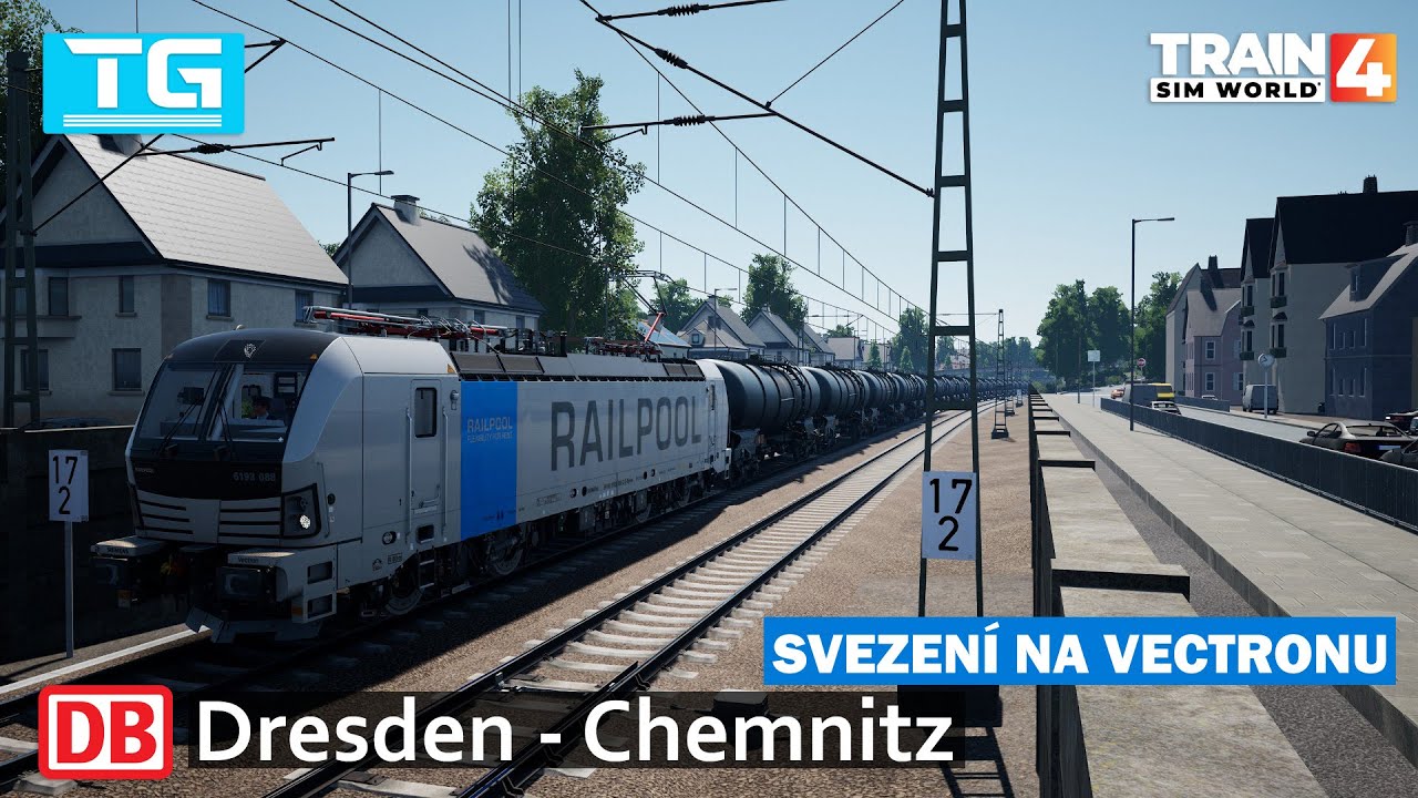 Train Sim World 4: Řada 193 v čele nákladu do Drážďan