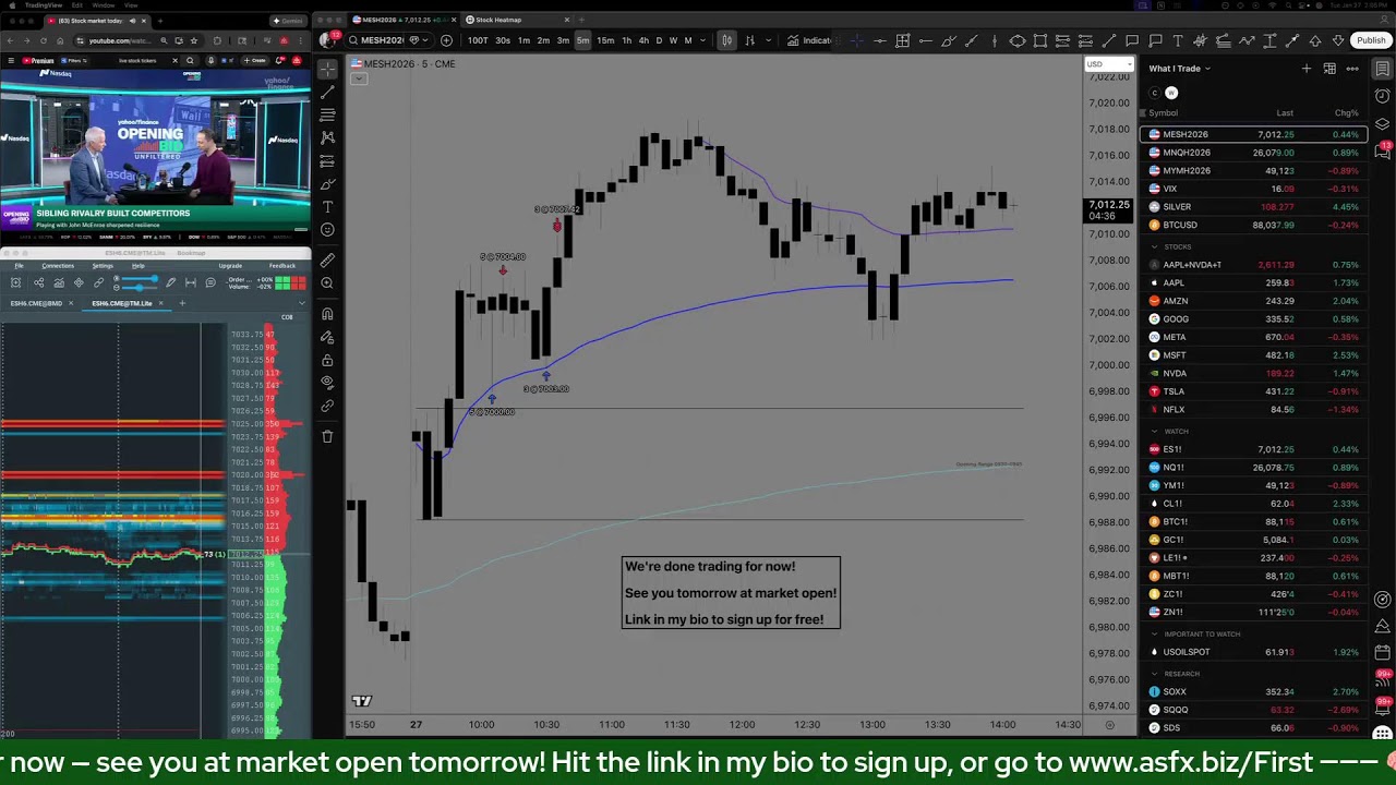 Live Futures Trading | ES & NQ