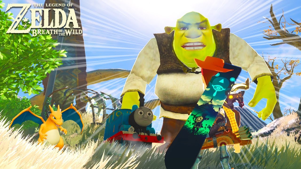 Модифицированное Breath of the Wild становится странным