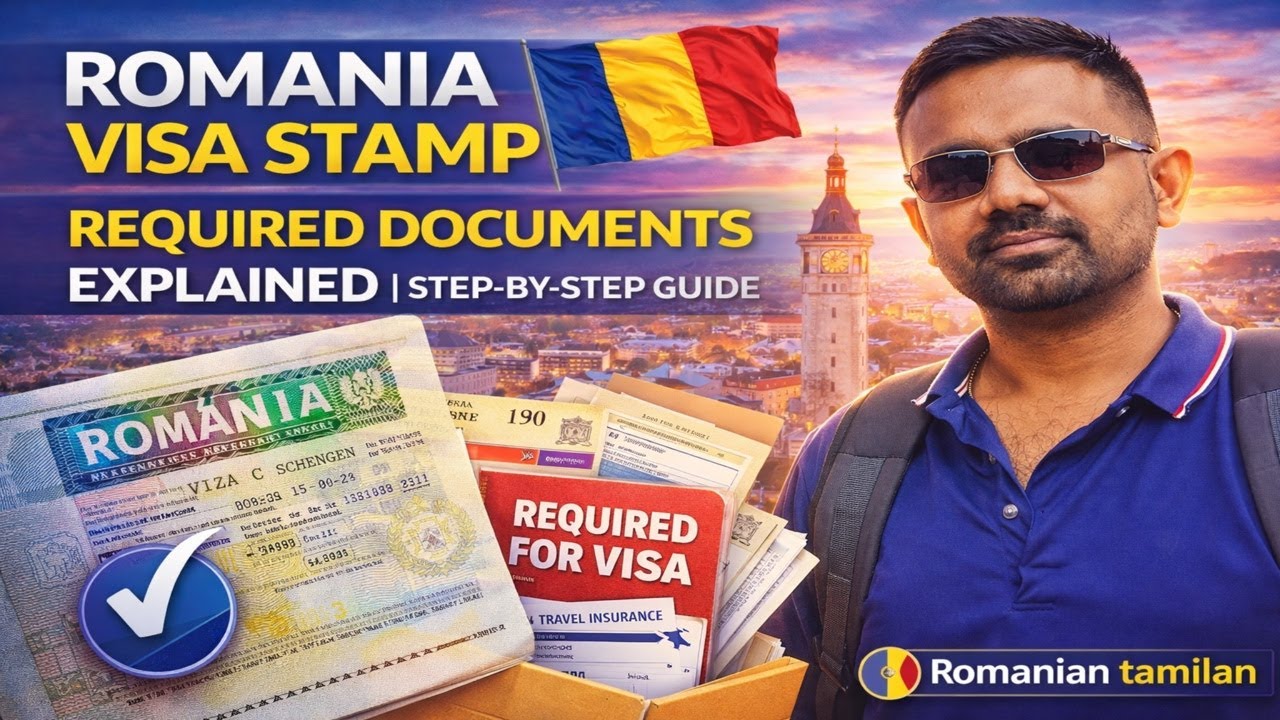 Romania Visa Stamp Required Documents Explanation#Tamil#2025 Romania Visa  Documents