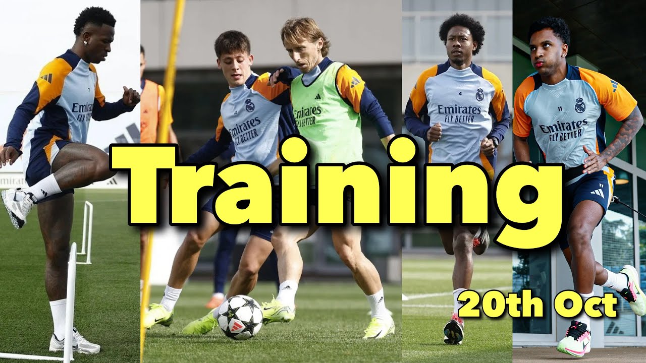 Real Madrid Training 20th Oct: Arda Guler, Bellingham, Vini Jr, Mbappé | Back After Celta Vigo Win