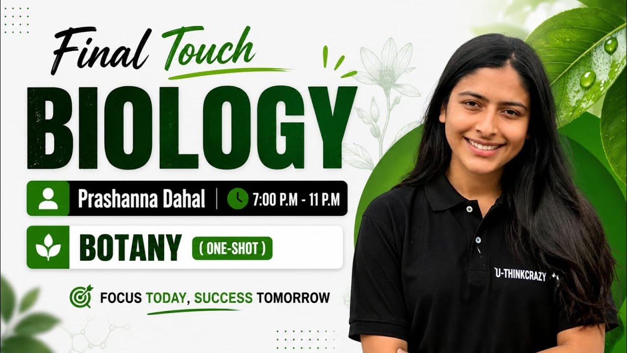Maha Revision | Botany | Full Botany | Miss Prashanna Maam