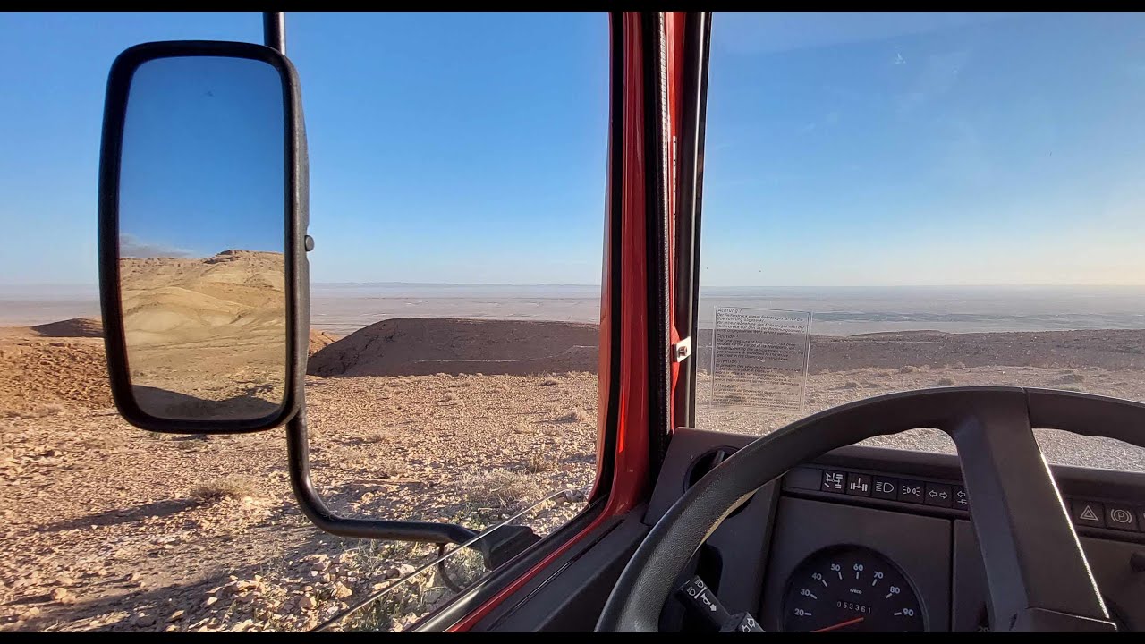 2024/7 mit Alf in Tunesien IVECO 90-16, Canyon von Mides und auf Rommelpiste über den Berg