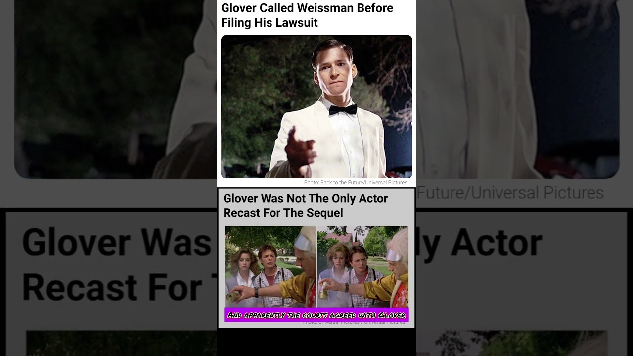 WHY DID CRISPIN GLOVER SUE FILMAKERS OF BACK TO THE FUTURE 2 #trending #explained #story #viral #fyp