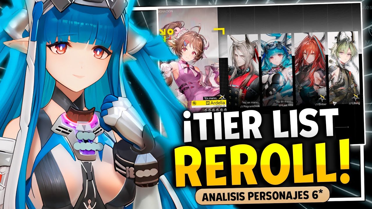 ✅TIERLIST Personajes 6 estrellas para REROLL | Guia Arknights Endfield